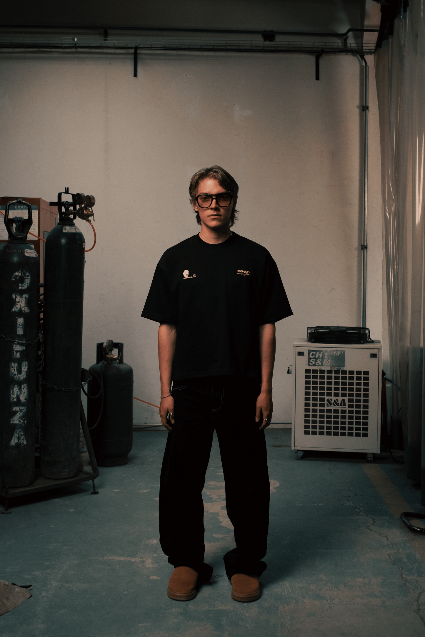 TEE WORKER GRAFICA BLACK