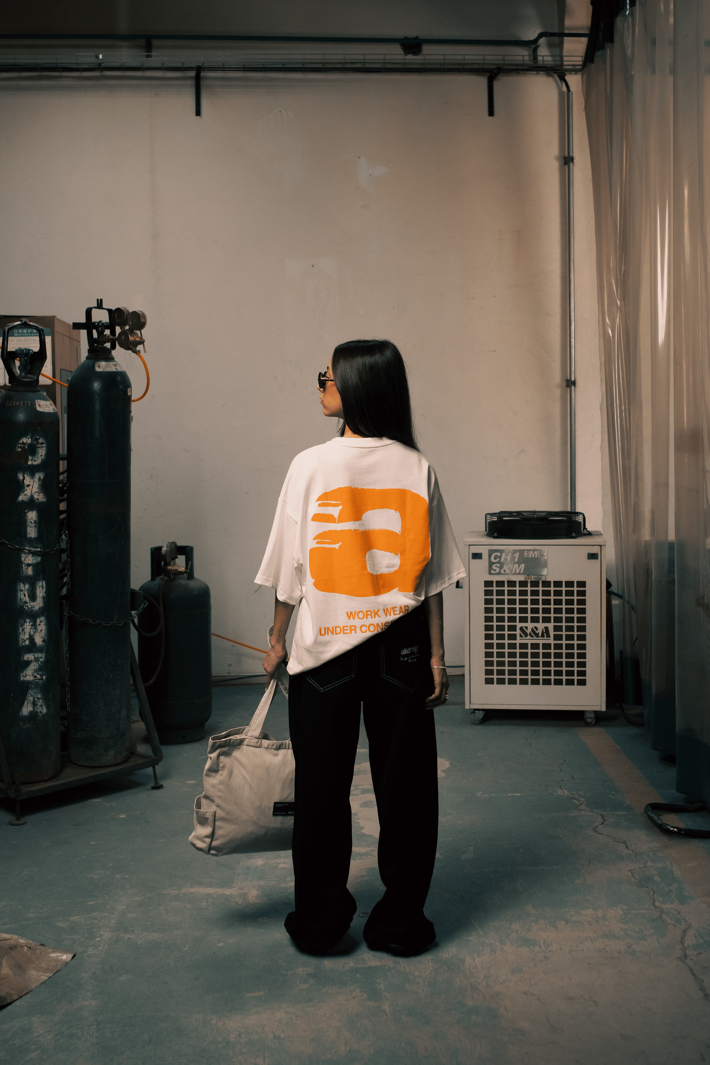 TEE WORKER GRAFICA WHITE