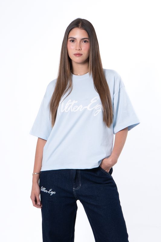 TEE LOGO BABY BLUE